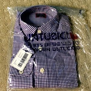 NWT UnTuckIt Kids size 8 long sleeve dress shirt